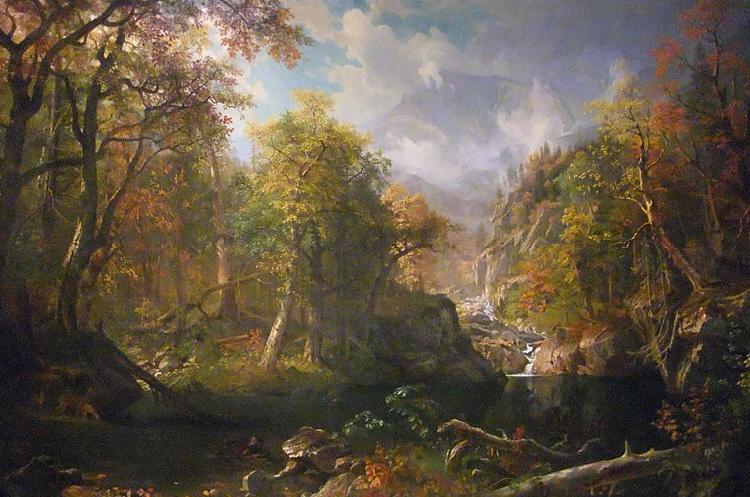 Albert Bierstadt The Emerald Pool oil painting picture